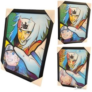 📦 New Anime Naruto Framed 3D Lenticular Poster / Picture